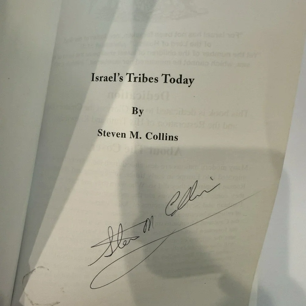 Israel's Tribes Today Steven M Collins SIGNED Autographed Copy 2005 Paperback
